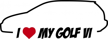 I LOVE MY GOLF 6 3 TÜRER